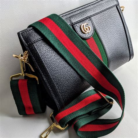 gucci bag with fabric strap|genuine gucci bag strap.